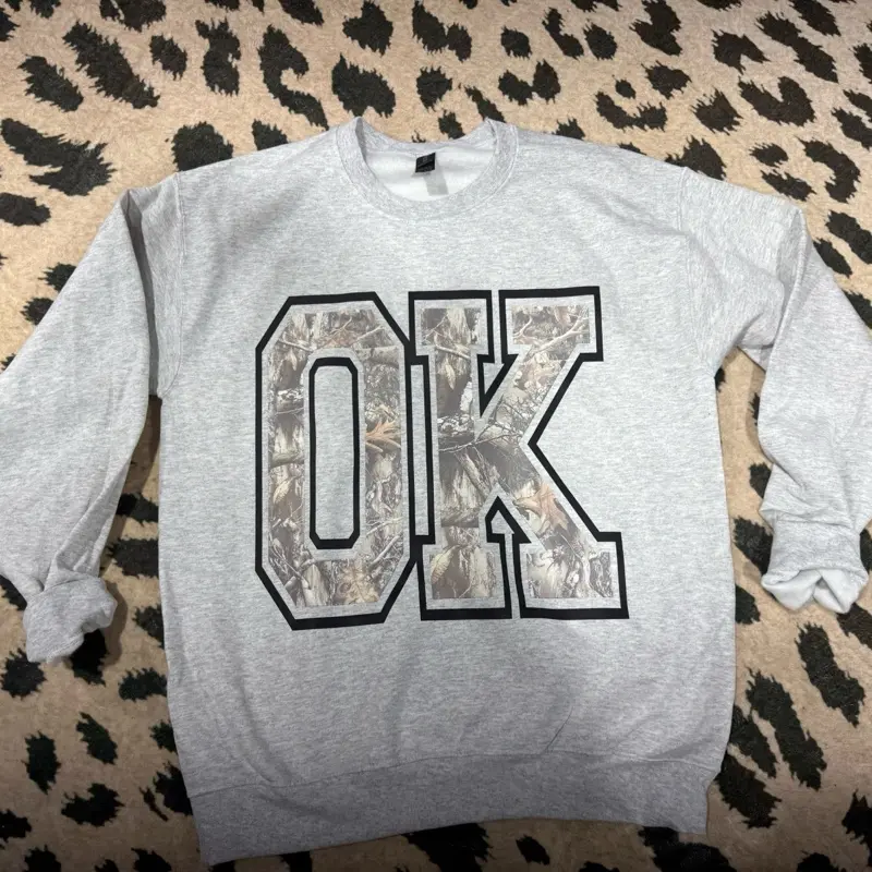 Camo state abbreviation sweatshirt tshirt