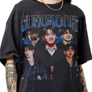 [Sale Up To 50%] Limited JK 90s Bootleg Vintage T-Shirt, JK Kpop Streetwear Classic Tee, JK Gifts For Women and Man Unisex T-Shirt, Graphic Streetwear T-shirt
