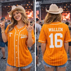 Country Music Baseball Jersey, Tour 2026 Baseball Jersey, Vol 98 Baseball Jersey, Wallen Vol 98 Jersey, World Tour 2026 Concert Jersey, Unisex Baseball Jersey Top