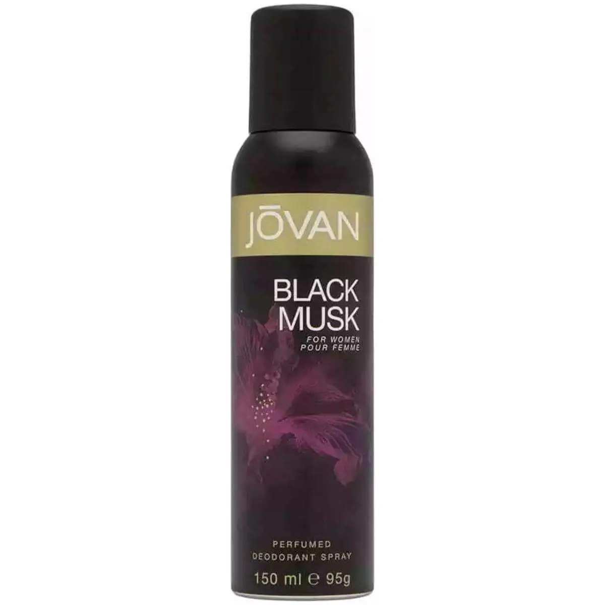 Coty Jovan Black Musk Floral Female Bodydeodorant Aerosol Spray - 5oz Single Item Beauty & Personal Care, Sweat Odor Control, Floral Aroma, New Pack, Smelling Good, Fresh Floral Start