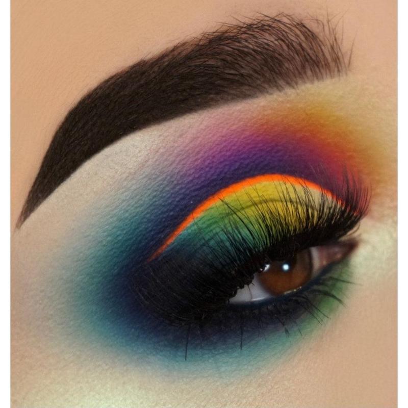 Blends - Eye And Face Palette - 30 Rainbow Matte Eyeshadows + Magnetic Pans