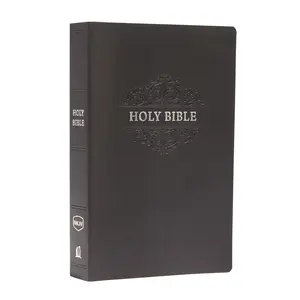 NKJV, Holy Bible, Soft Touch Edition, Leathersoft, Black, Comfort Print: Holy Bible, New King James Version by Thomas Nelson [Leathersoft Book]