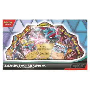 [SEALED]Pokemon English Salamence ex & Reshiram ex Premium Collection Box