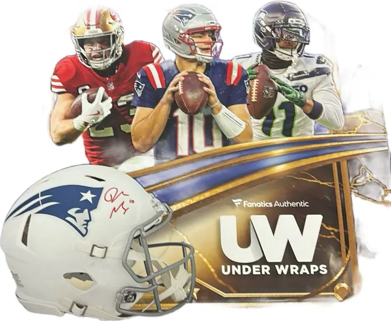 Ripfinity Fanatics Underwraps NFL Team Helmet Break - 32 Spots, All Teams Included, Autographed Helmet or Trading Card Prize, Sports Collectible Chase Item