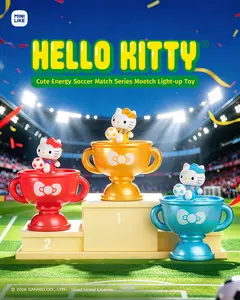 HELLO KITTY x MINILIKE Style Cute Energy Soccer Match Series Moetch Light-up Toy Blindbox