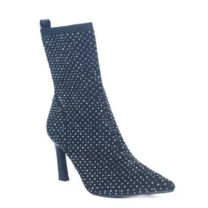JAYLIN Boot | Crystal-Embellished Statement Boot