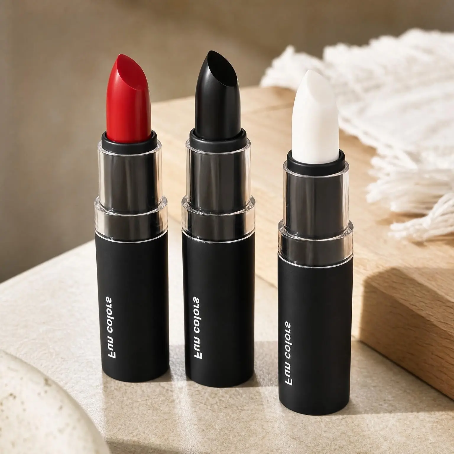 3 PCS Clown Makeup Cream Blendable Stick Eye Black Sticks Face Body Paint Professional Halloween SFX Makeup Safe Facepaint for Sports Festival White Black Red