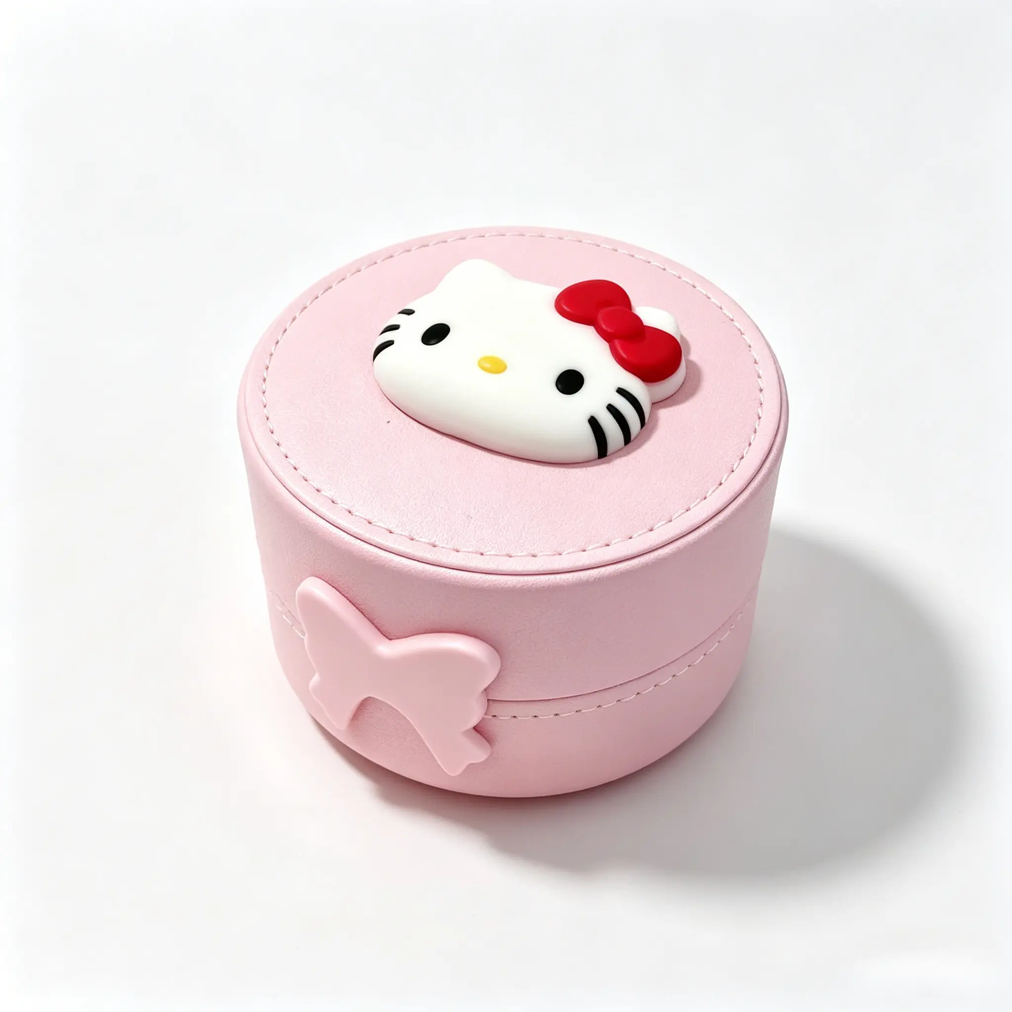 Sanrio Hello Kitty Portable Multi-Compartment Storage Box - Decorative Compartment Containers, Travel-Ready Jewelry Organizer for Rings, Earrings, Necklaces, Hair Accessories (Dresser Vanity Use, Kawaii Gift for Girls)