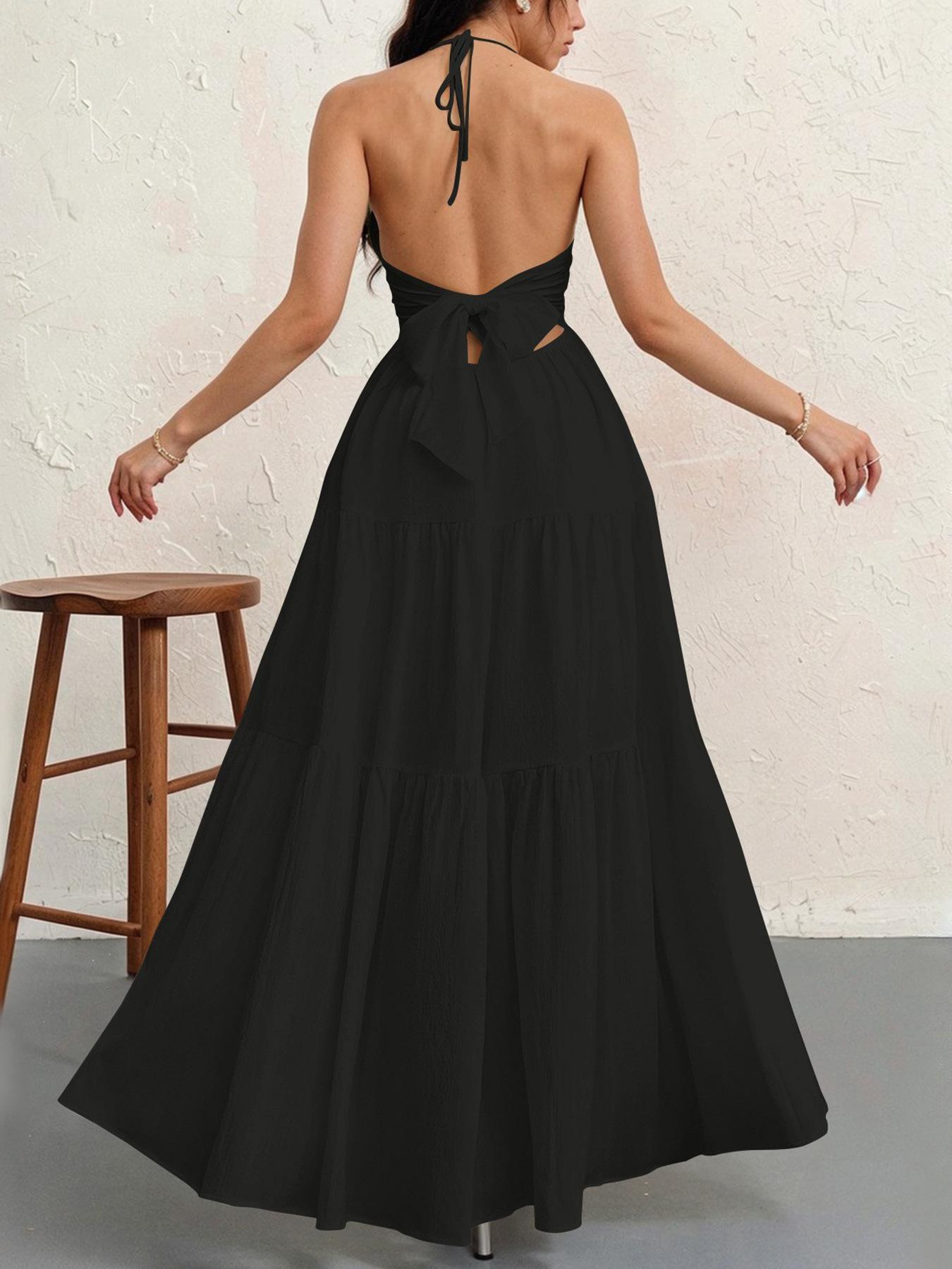 Women's Plain Dress, Summer Clothes Women, Casual Basic Loose Fit Sleeveless Dress for Beach Holiday Vacation, Ladies Summer Clothes, Women's Clothing, Dresses for Party, Minimalist A Line Dress