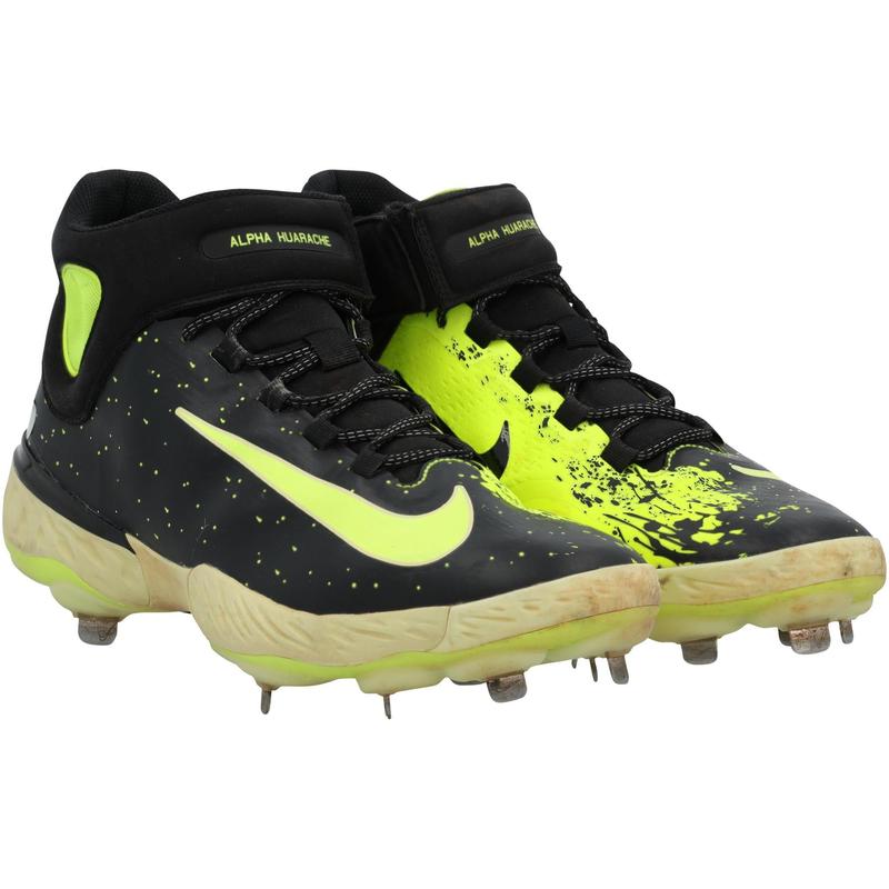 Pete Alonso New York Mets Game-Used Black and Yellow Nike Cleats vs. Atlanta Braves on June 23, 2025 - Fanatics Authentic Certified