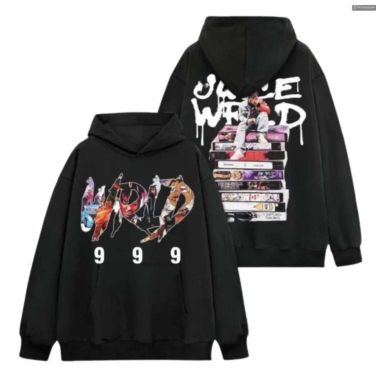 999 #   Wrld Inspired Hoodie, Retro Album Style Streetwear, Vintage Hip Hop Graphic Hoodie, Urban Y2K Aesthetic Top , Stylish Wardrobe