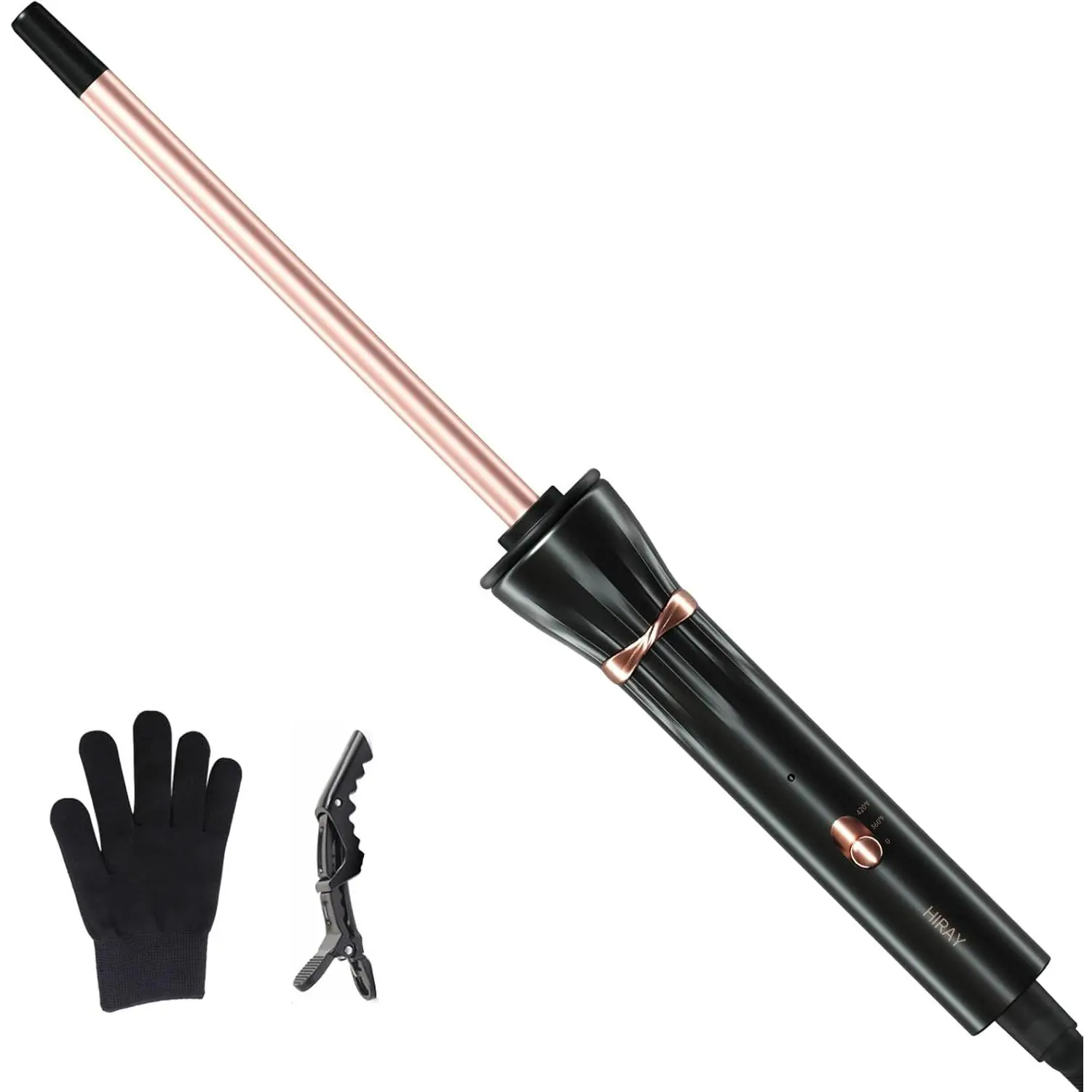 3/8 Inch Curling Iron,9mm Tiny Curling Wand,Ceramic Small Barrel Curling Iron with Adjustable Temperature,Fast Heating,for Short & Long Hair for Gifts for Women