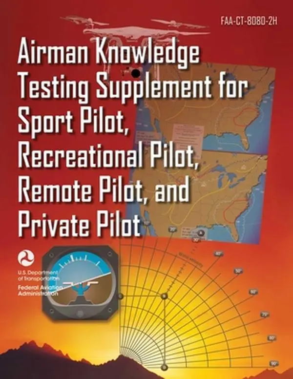 Airman Knowledge Testing Supplement for Sport Pilot, Recreational Pilot, Remote Pilot, and Private Pilot (Faa-Ct-8080-2h) -- Federal Aviation Administration (FAA), Paperback