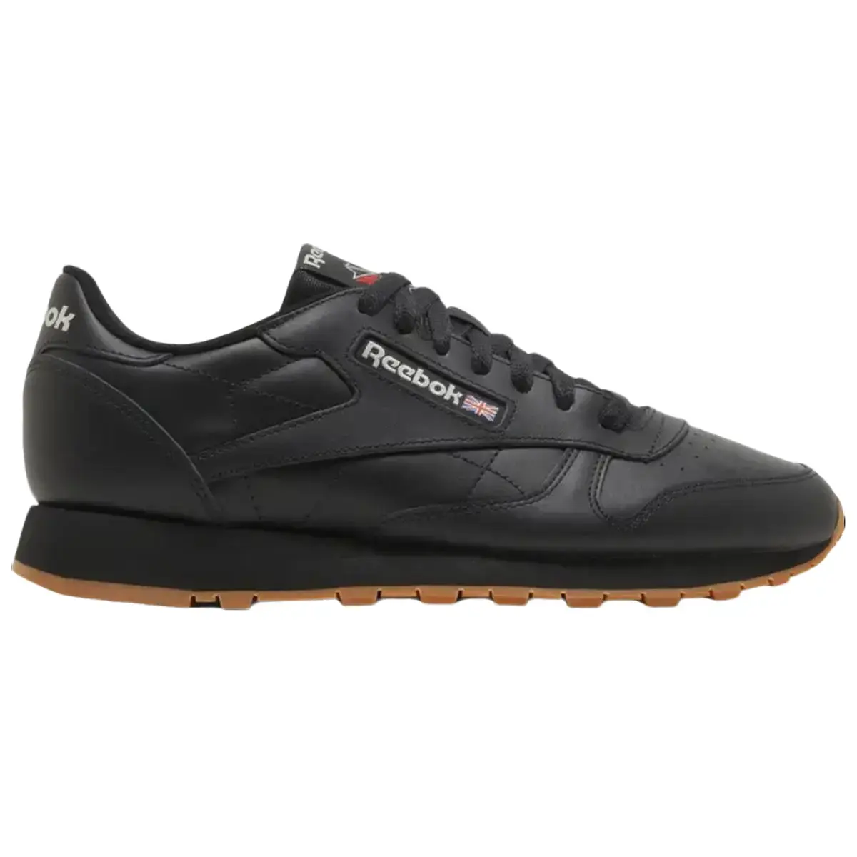 Reebok Classic Leather Core Black Gum Men's Fashion Shoes New