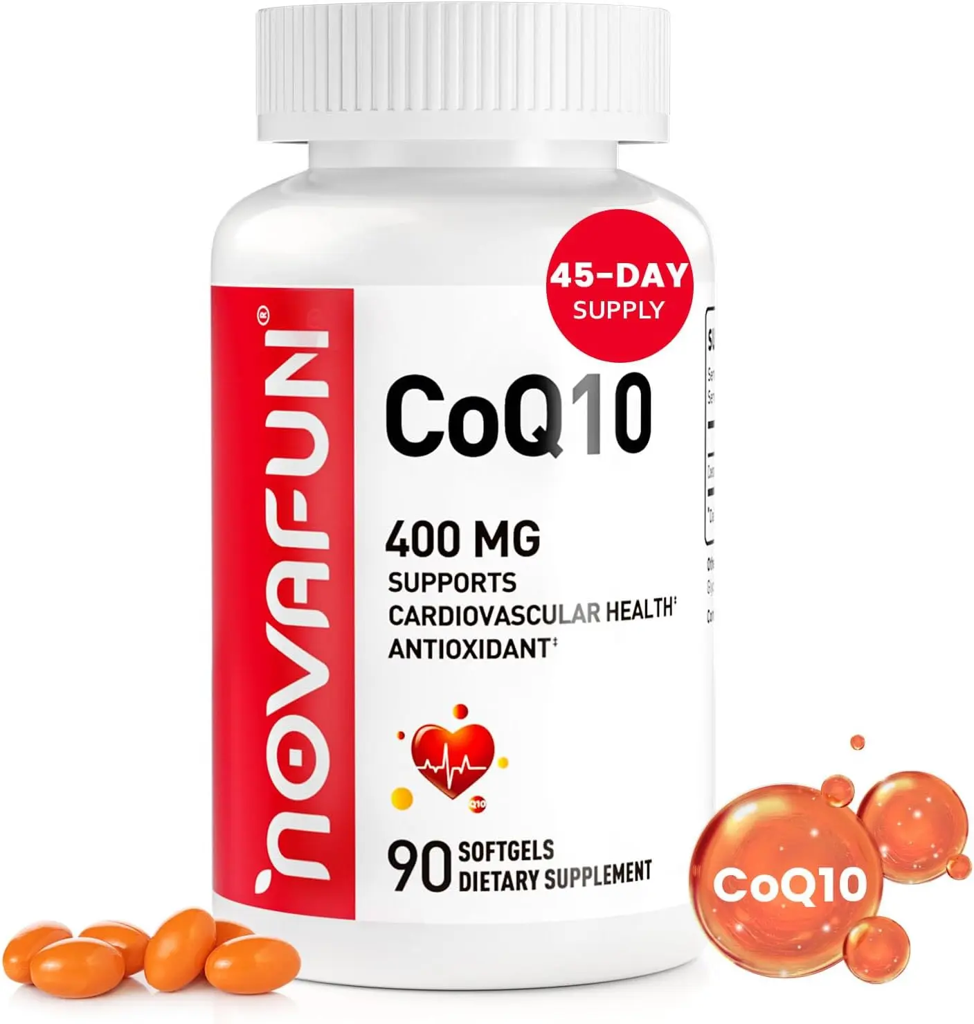 CoQ10-400mg-Softgels with Coconut MCT Oil, High Absorption Coenzyme Q10 Supplement for Heart Health & Energy Production, 90 Count, 45 Day Supply berbamine unda ashwagandha men