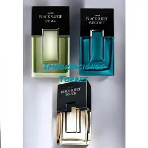 Black Suede Real, Secret and Touch Eau de Toilette Spray For Men By Avon Mexico 100ml/3.4oz Elije tu Favorito!/Choose your Favorite!