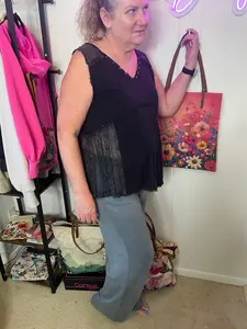 Elastic Waist Scuba Pant