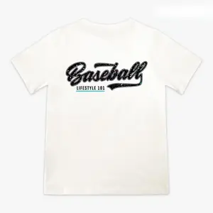 Splatter Lightweight Unisex Youth Tee - White/Black