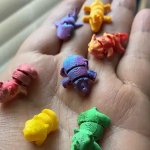 60-Piece 3D-Printed Animal Kingdom Model Set, Unique Animal Decorations for Room, Garden, Aquarium and Holiday Scenes, Home Decor Statues, Collectible Figurine