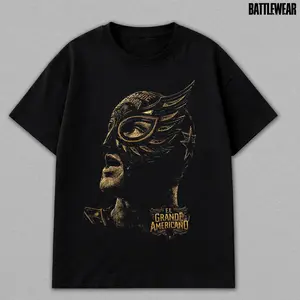 Rey Mysterio El Grande Americano T-Shirt, WWE Lucha Mask Graphic Tee, Vintage Style Wrestling Shirt, Unisex Streetwear Cotton Tee, Gift for WWE Fans 2026