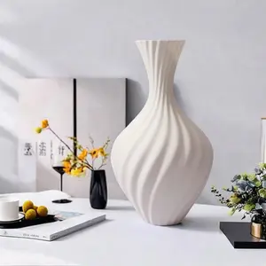 3D Printed Transparent Vase, 1 Count Modern Flower Arrangement Vase, Waterproof & Shatterproof Vase for Flowers & Hydroponics, Home Decor, Ornaments, Living Room, Interior