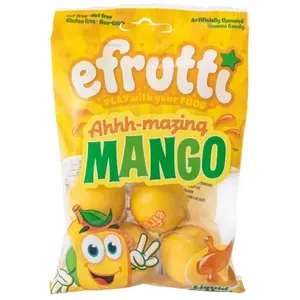 3x Efrutti Ahhh-Mazing Mango Peg Bag 2.6oz Mango