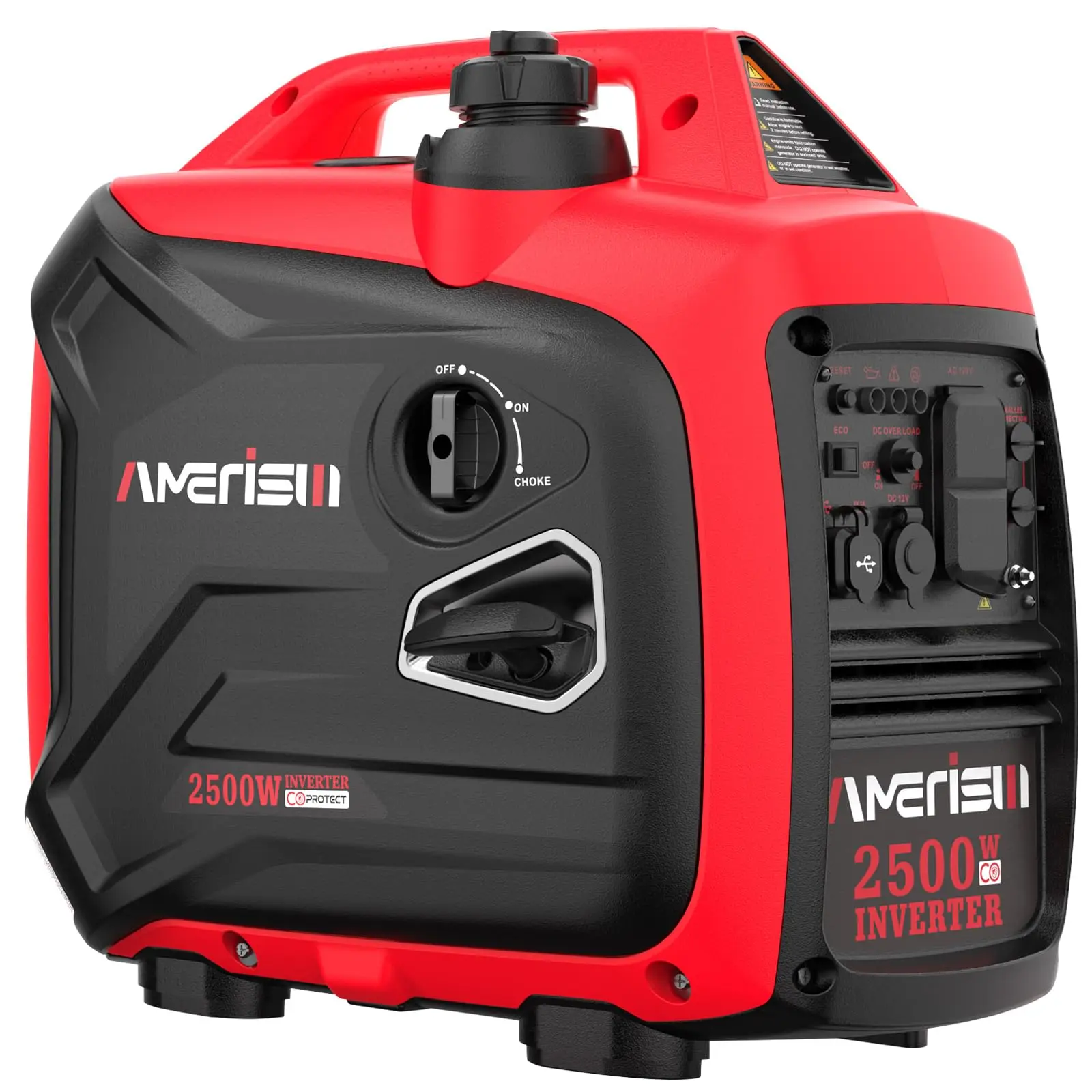 2500-Watt Portable Inverter Generator(AM5020C) With CO Sensor and Quiet Technology, Hurricane season, generators for house power