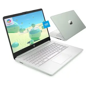 HP 14 Inch Laptop for Students and Business, Intel Quad-Core Processor N150 , Up to 16GB RAM, 384GB Storage（128GB+256GB SD Card), Long Battery Life, UHD Graphics, Win 11 P