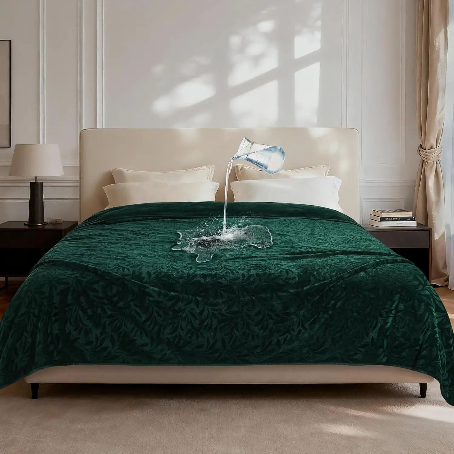 Blanket for Bed: Soft Flannel Love Blanket 60"x80" for  Size Bed, Stain & Leak Proof Sofa Protector   Blanket for Pets, Includes a Storage Bag