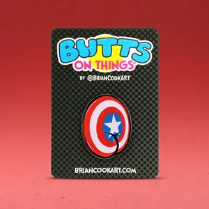 Captian Shield Butt Pin