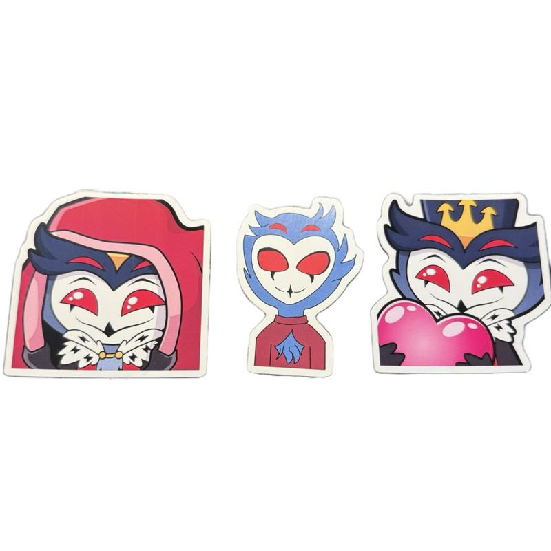 Helluva Boss Stolas 3 Inch Sticker Set Perfect for Water Bottles and ...