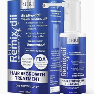 Minoxidil for Men  5% Minoxidil Hair Regrowth Treatment  Unscented, Clinically Proven for Thinning Hair Regrowth & Follicle Reactivation  Hair Loss Treatments For Men- 60 ml