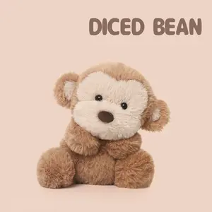 Soft Fabric Monkey Plush Toy, Cute Pet Stuffed Animal, Perfect Gift or Home Decor, Bean Series Monkeys, Adorable and Cuddly, Cute Animal Design
