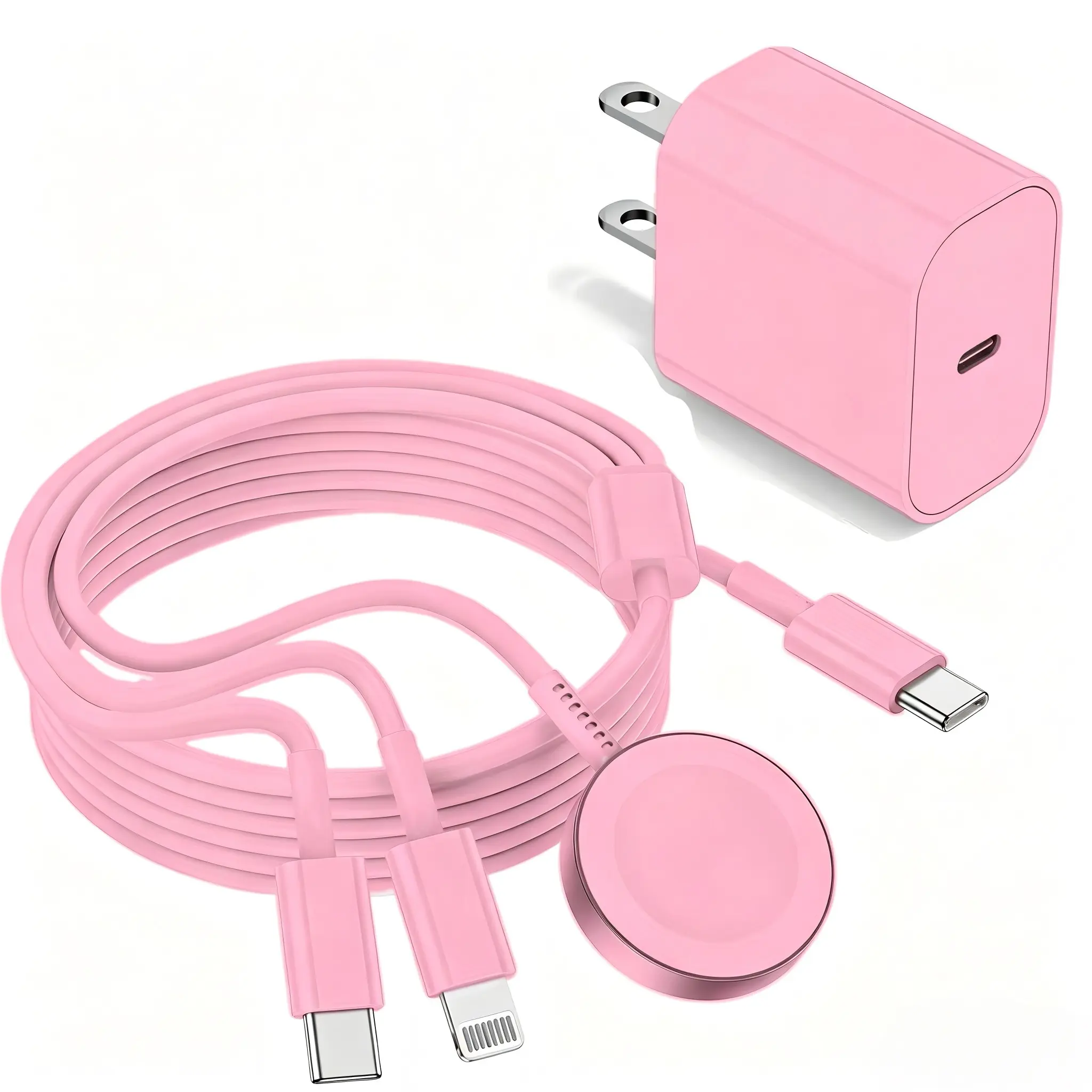 3 in 1 2025 Upgraded For Apple Watch Charger, Multiple USB C Cable Magnetic iWatch Charger Fast Charging Cord 6FT for Apple Watch Ultra/SE/SESeries 10/9/8/7/6/5/4/3,iPhone 16 15 14 Electronic