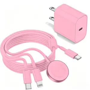 3 in 1 2025 Upgraded For Apple Watch Charger, Multiple USB C Cable Magnetic iWatch Charger Fast Charging Cord 6FT for Apple Watch Ultra/SE/SESeries 10/9/8/7/6/5/4/3,iPhone 16 15 14 Electronic