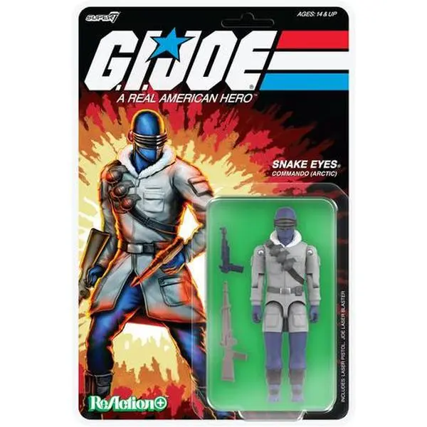Super7 - G.I. Joe - ReAction+ Wv5 - Arctic Snake Eyes Movie  [COLLECTIBLES] Action figurine/statue