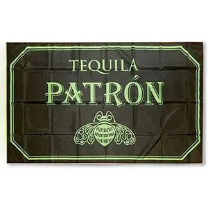 Patron Tequila Banner Flag Wall Art Hanging,For Decorate Clubs Concerts Bars University Dormitories Living Rooms Bedrooms Decor Tapestry Parties,Gift