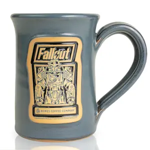 Bones Coffee Company | Maximus Handthrown Ceramic Coffee Mug Grey 14oz Dishwasher Safe Bones Coffee Company | Maximus Handthrown Ceramic Coffee Mug Grey 14oz Dishwasher Safe