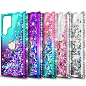 Glitter Case For Samsung Galaxy S22/S22+/S22 Ultra 5G Cover w/ Screen Protector