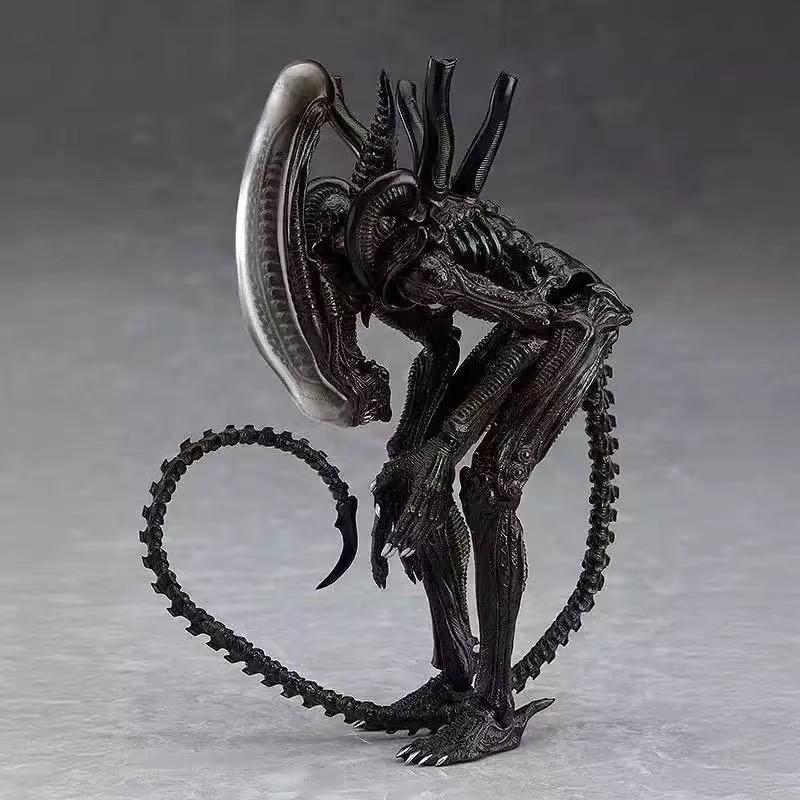 Figma Sp-108 Alien Figure, Articulating Figurines, Ryoichi Ikegami Version Collectible Model, Poseable Handheld Toy, Anime Character Display Piece