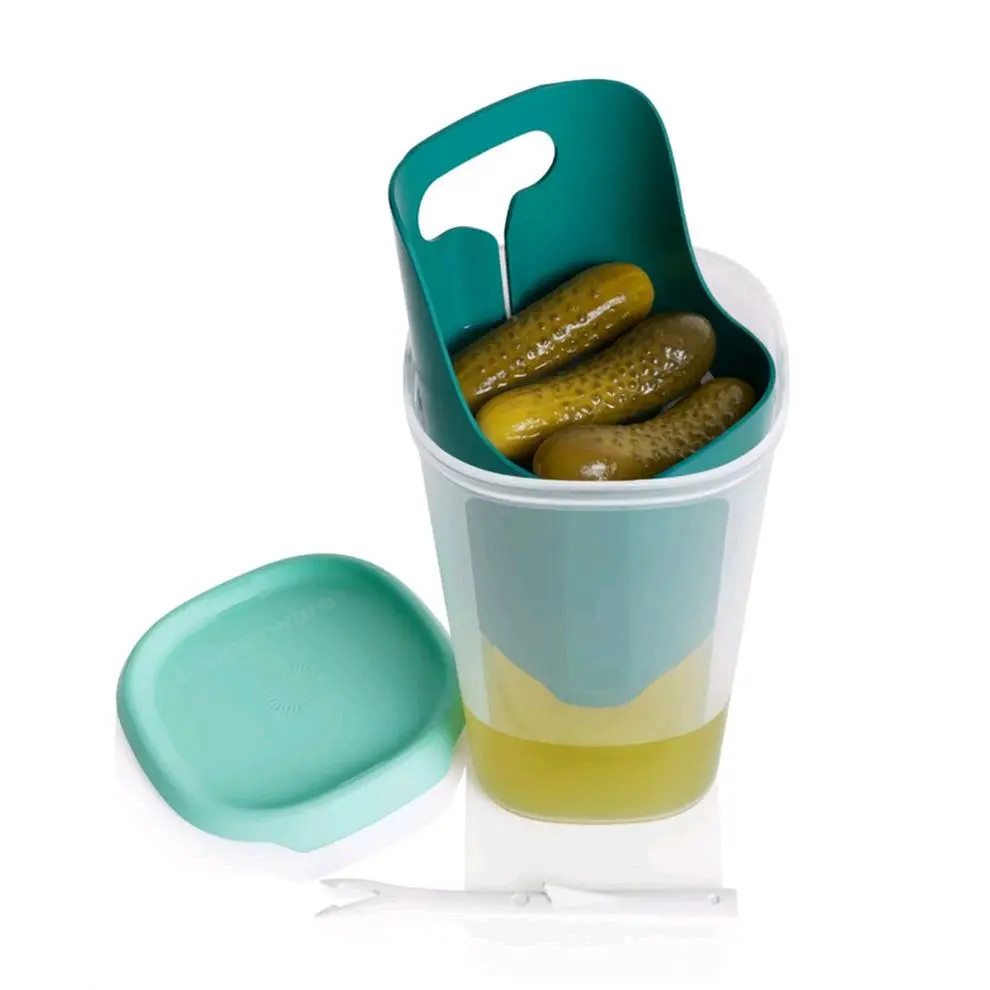 Tupperware One Touch Fresh Pick Me Up | Easy Pickle Access | 1.25 L / 5¼ Cups
