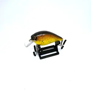 Hand Painted 2.75” Squarebill Crankbaits, Fishing Lures for Bass Anglers