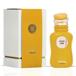 Light Jade Eau de Parfum Spray 100ml (3.4 oz) by Rimal Collection | Citrus Brilliance, Smoked Cedar & Velvet Amber Embrace