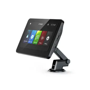 7 Inch HD Portable Car Stereo Touch Screen, Compatible with Apple Carplay and Wireless Android Auto, Supports Rear Camera, GPS Navigation, Bluetooth-compatible