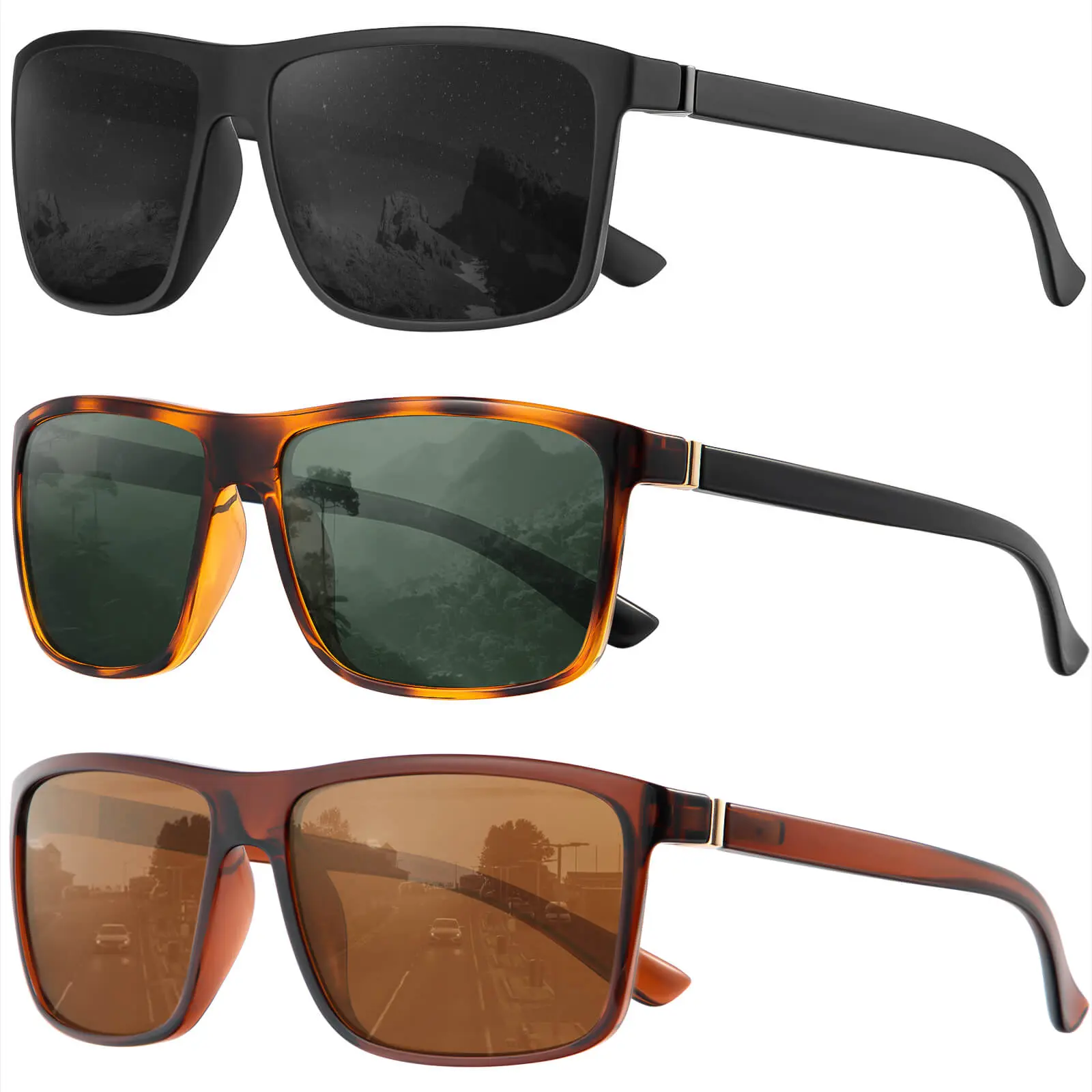 (3 Pack) Black/Brown/Leopard&g15