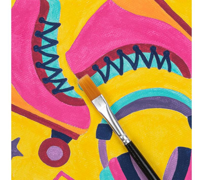 Vivid by Brea Reese Acrylic Retro 70's Paint ByNumber Kit