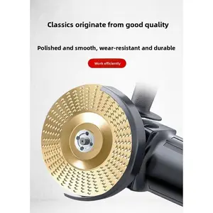 Wood Carving Disc Tool for Angle Grinder, Multi-Purpose Sanding & Polishing Wheel for Woodworking, Grinding Shaping Sanding Disc