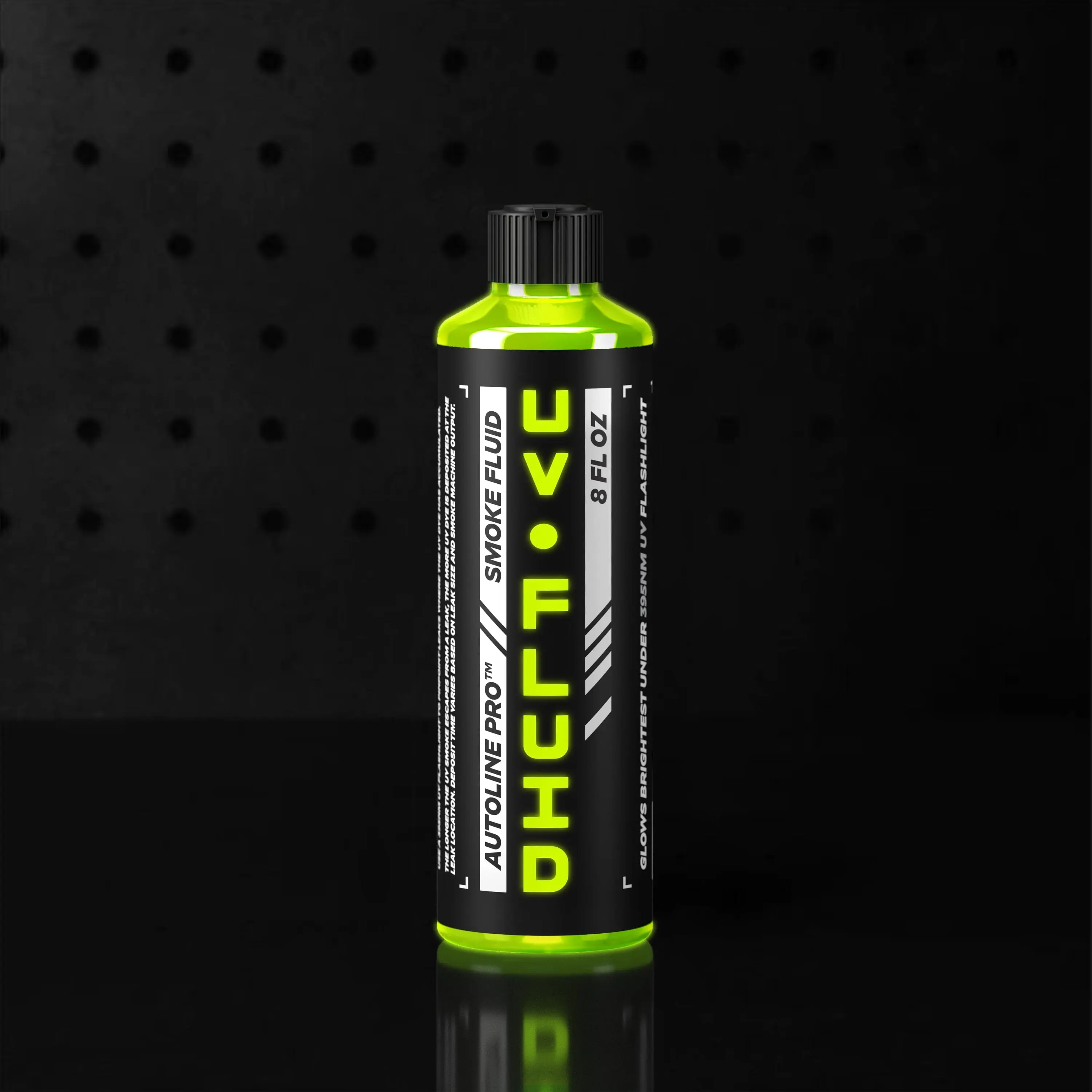 UV Reactive Smoke Fluid by AutoLine Pro (Leak Tracing UV Glow) 8 oz - Not Compatible with Ventus