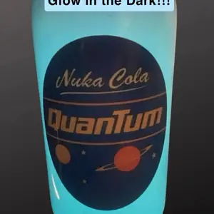 Blue Glow in the Dark Fallout Inspired Nuka Cola Quantum Tumbler