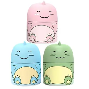 3-Pack Dinosaur Toilet Cleaner, Fun Dinosaur Design for Toilet Tanks, Ocean Jasmine Peach Scents, Removes Stains & Buildup, Keeps Toilet Fresh & Clean for Months